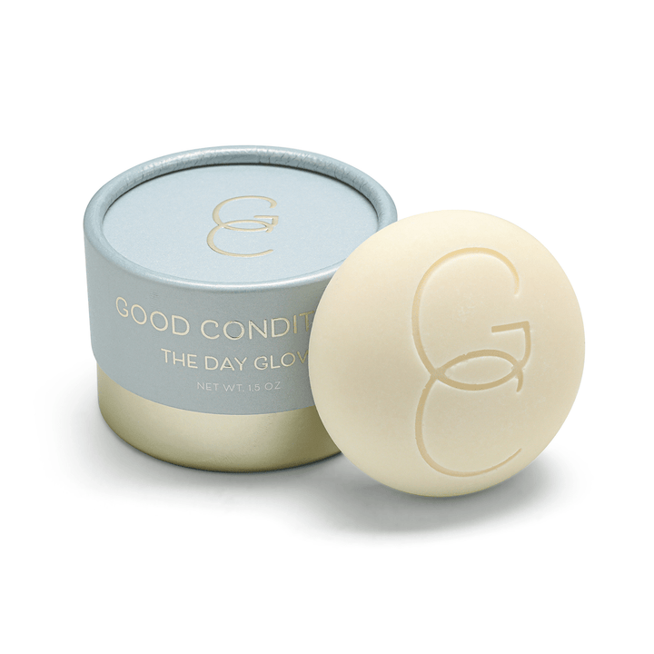 A Good Condition The Day Glow bar with a light blue box.